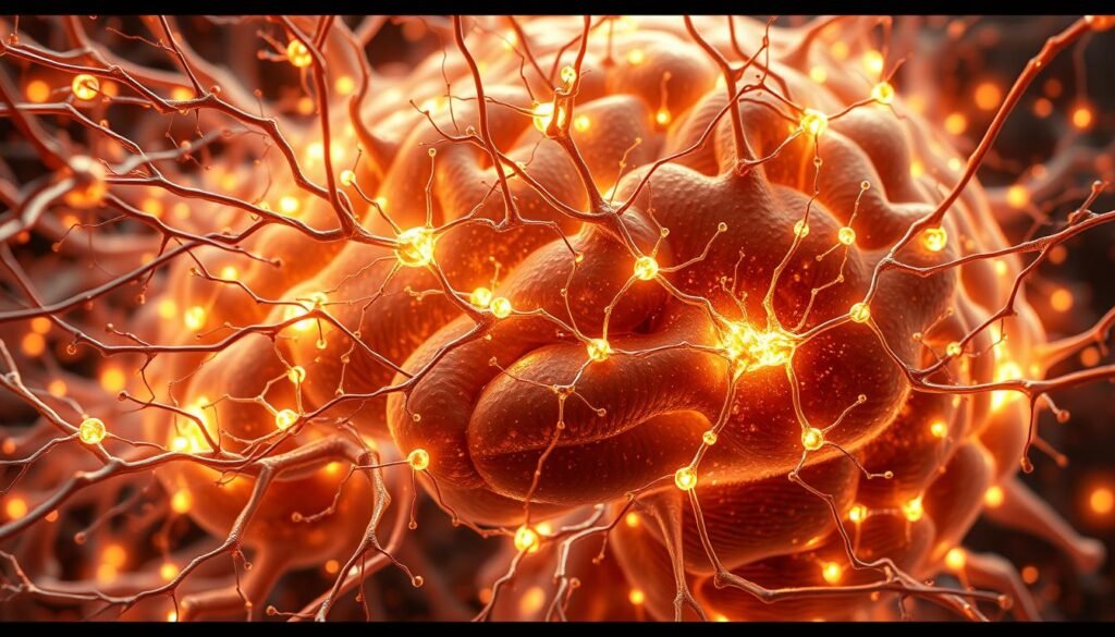 Brain-body communication nerve cells