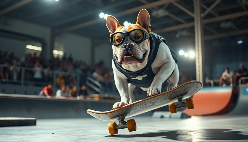 Bulldog world records skateboarding champion