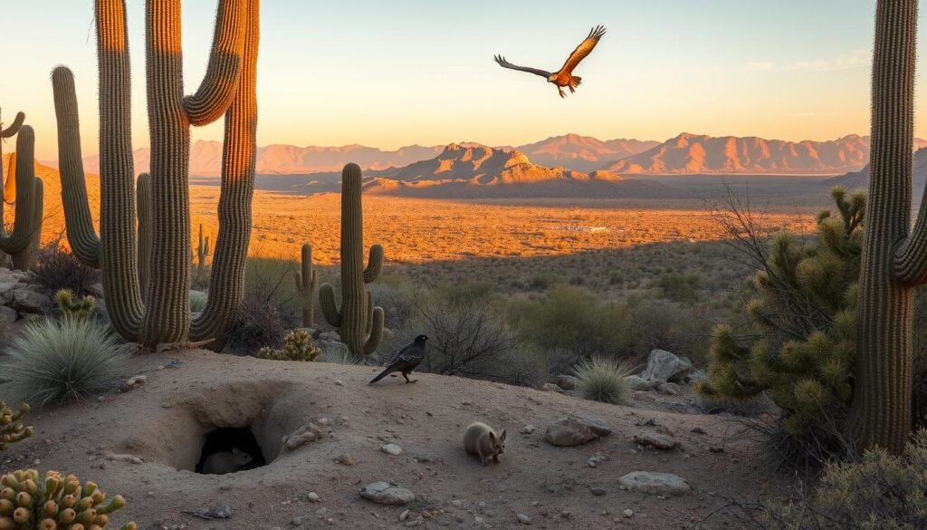 Cactus Ecosystem Wildlife Shelter