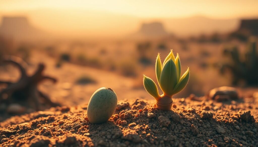 Cactus Seed Germination Process