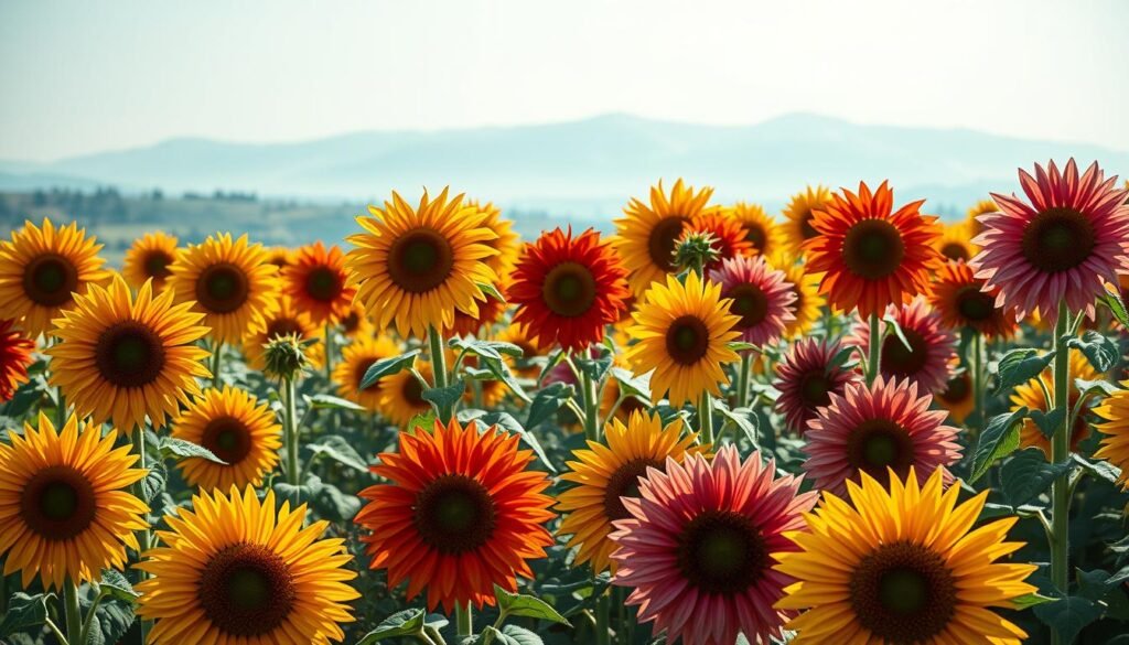 Colorful Sunflower Varieties