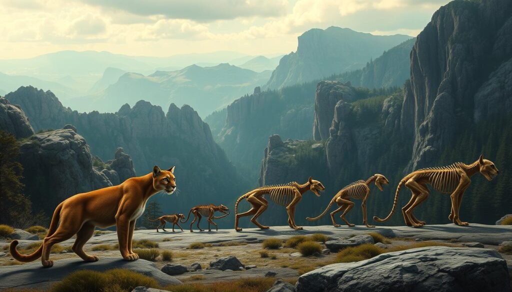 Cougar Evolution Timeline