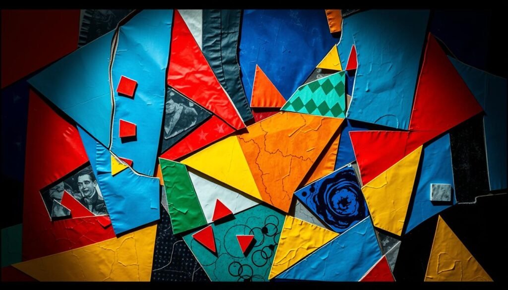 Cubism collage techniques