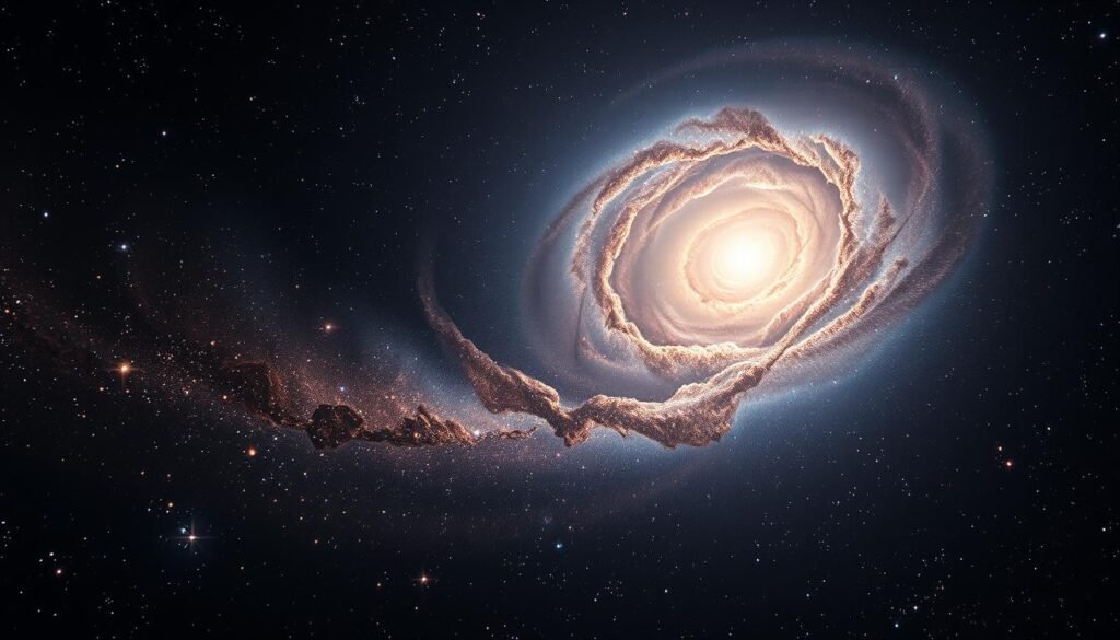 Dark Matter Galactic Structure Visualization