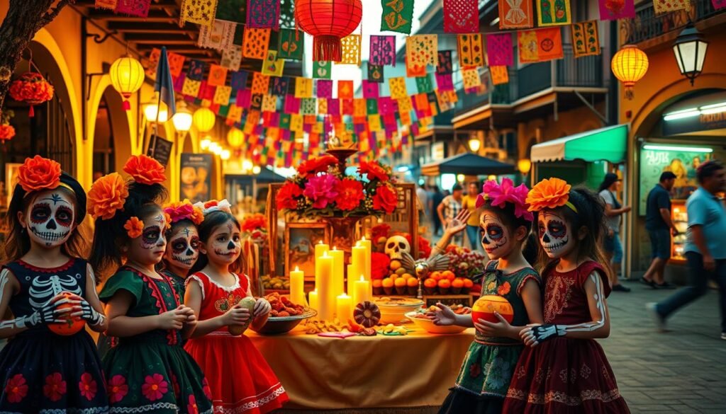 Dia de los Muertos traditions for kids