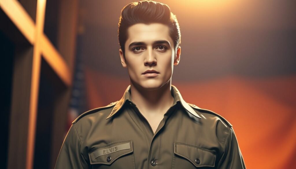 Elvis Presley in military uniform
