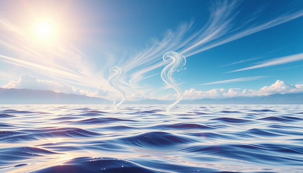 Evaporation Process in Water Cycle