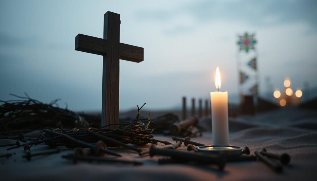 Holy Week symbols cross