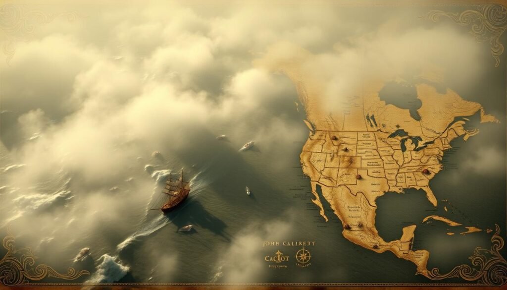 John Cabot 1498 Expedition Map