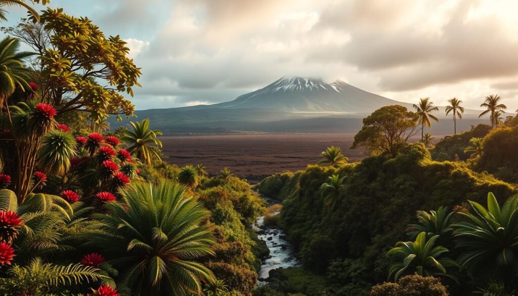Mauna Loa Volcano Ecosystem