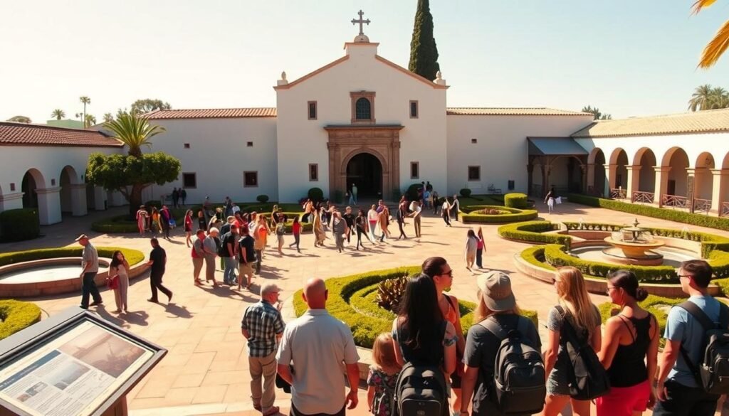 Mission Santa Barbara modern activities