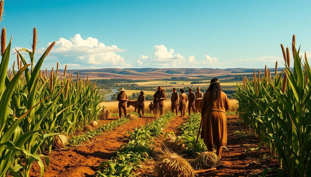 Native American corn farming techniques