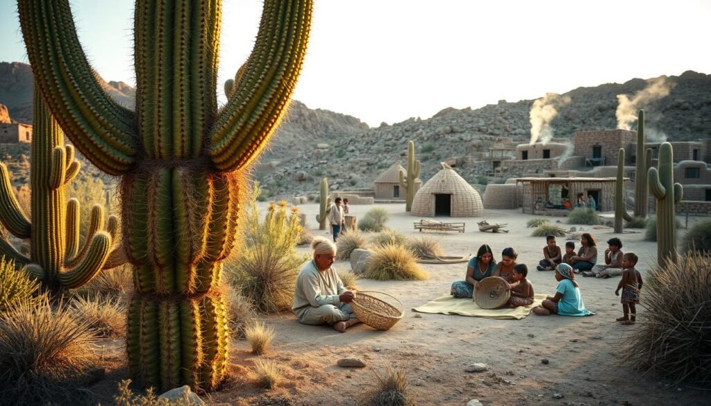 Native American traditional cactus uses