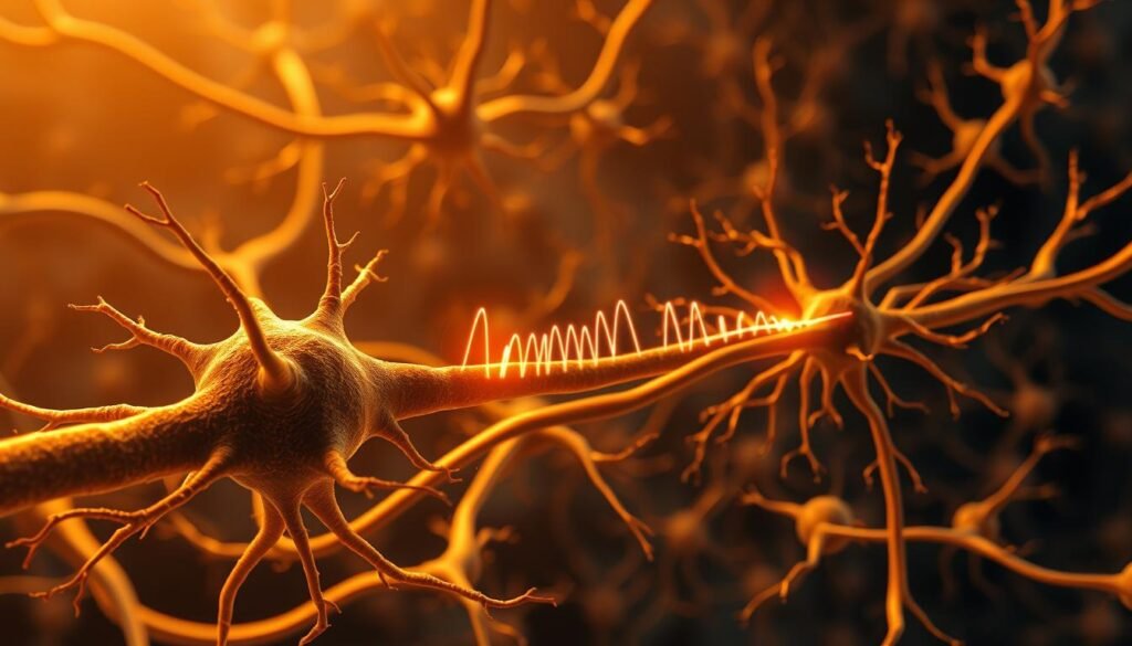Nerve cells reflex action