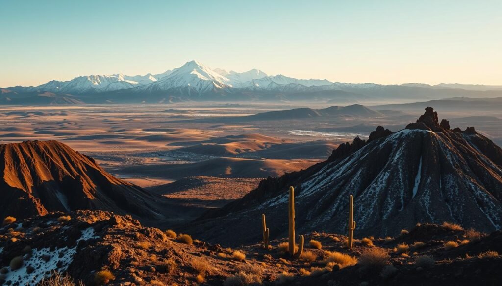 New Mexico volcanoes and mountain landscapes