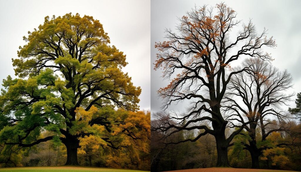 Oak Tree Seasonal Transformation