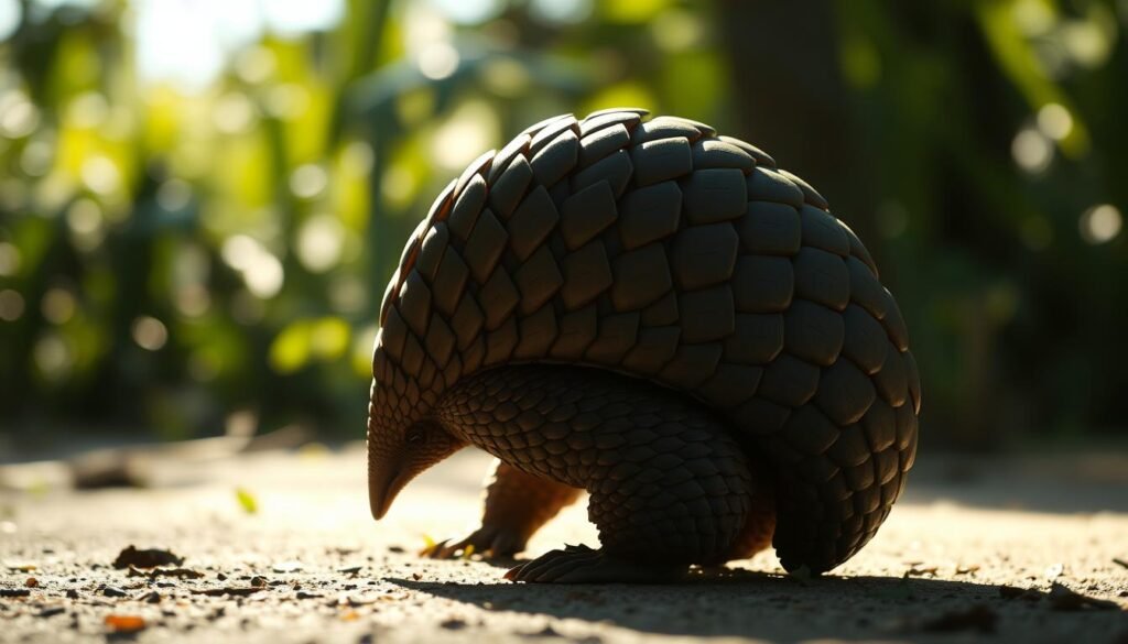 Pangolin Defense Mechanism
