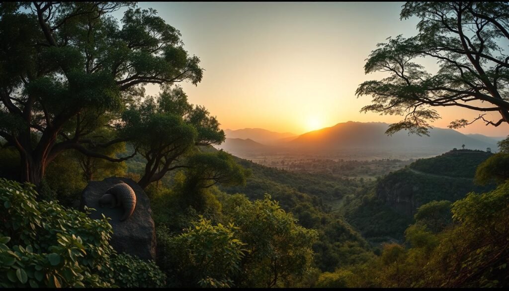 Pangolin Habitats Across Continents