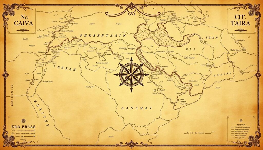 Persian Empire Map Cyrus the Great