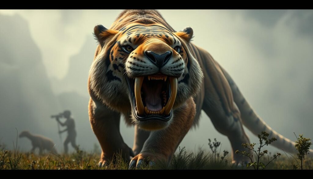 Saber Teeth Prehistoric Predator