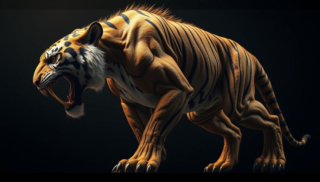 Saber Tooth Tiger Muscular Structure