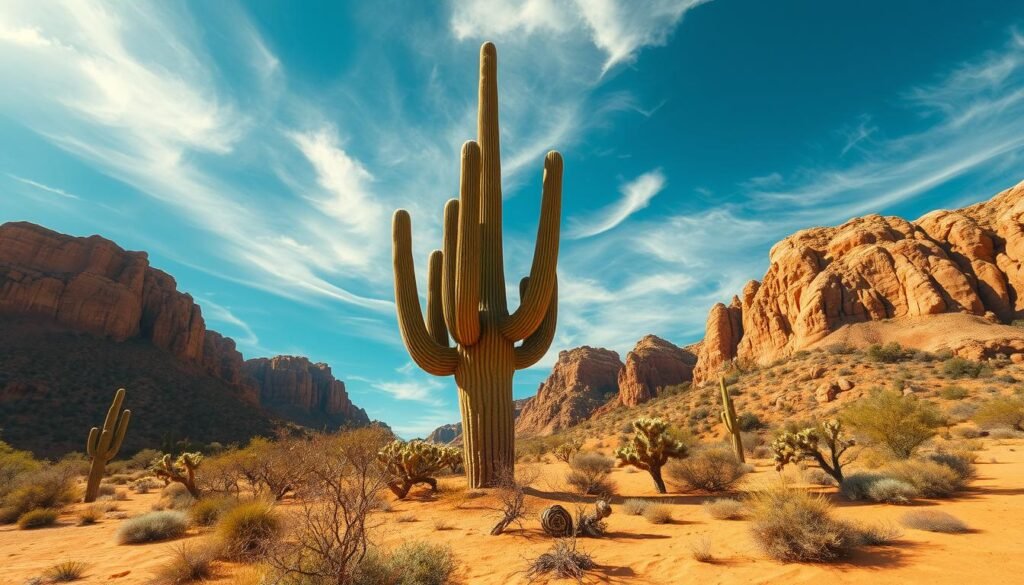 Saguaro Cactus in Sonoran Desert
