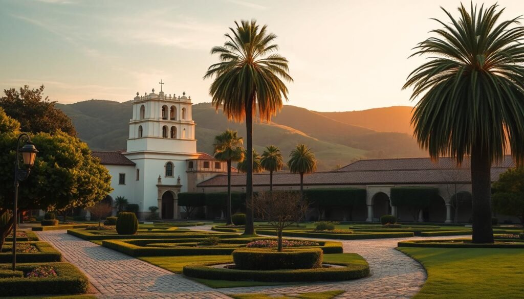 Santa Barbara Mission Landscape
