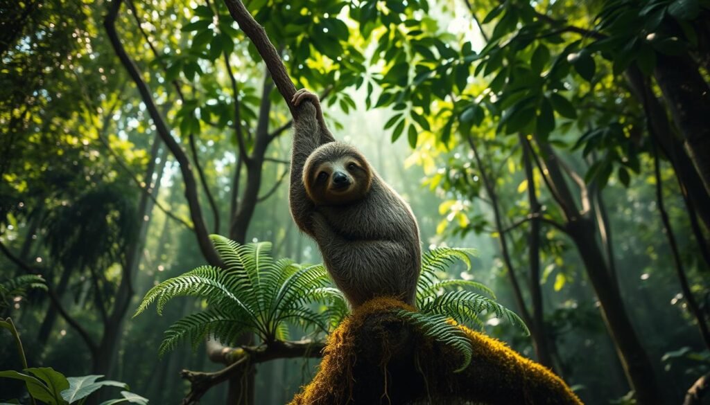 Sloth Characteristics in Tropical Forest