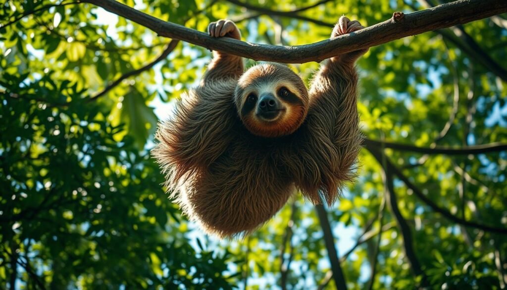 Sloth Muscle Strength Demonstration