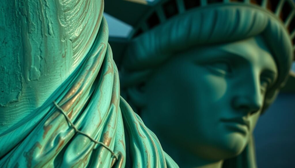 Statue of Liberty patina process