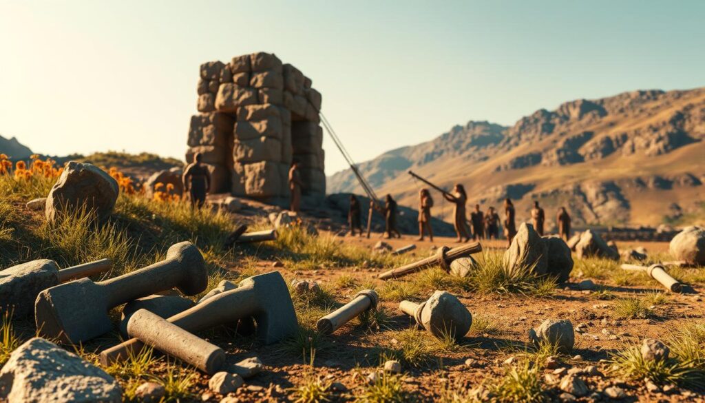 Stone Age Tools and Prehistoric Construction