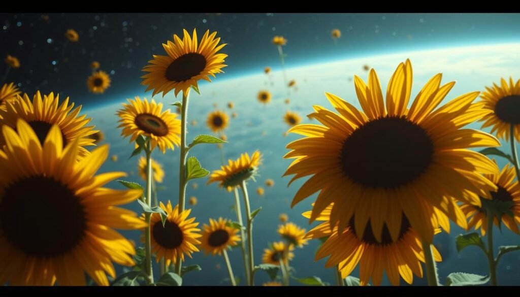 Sunflowers in Space NASA Experiment