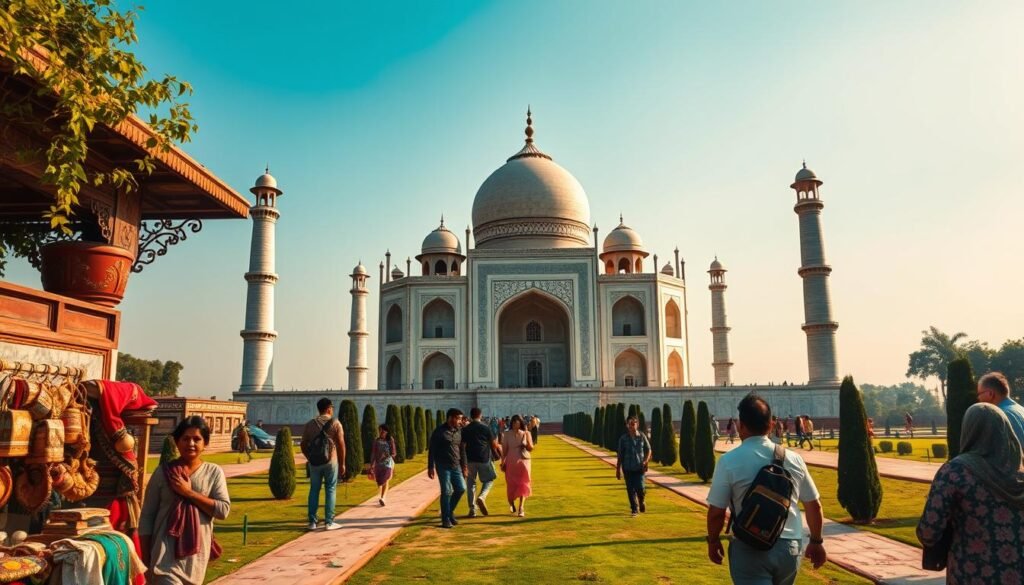 Taj Mahal tourism and cultural heritage