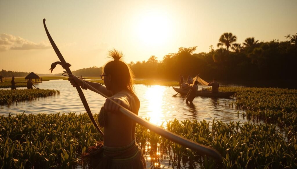 Tequesta Native American hunting and fishing techniques