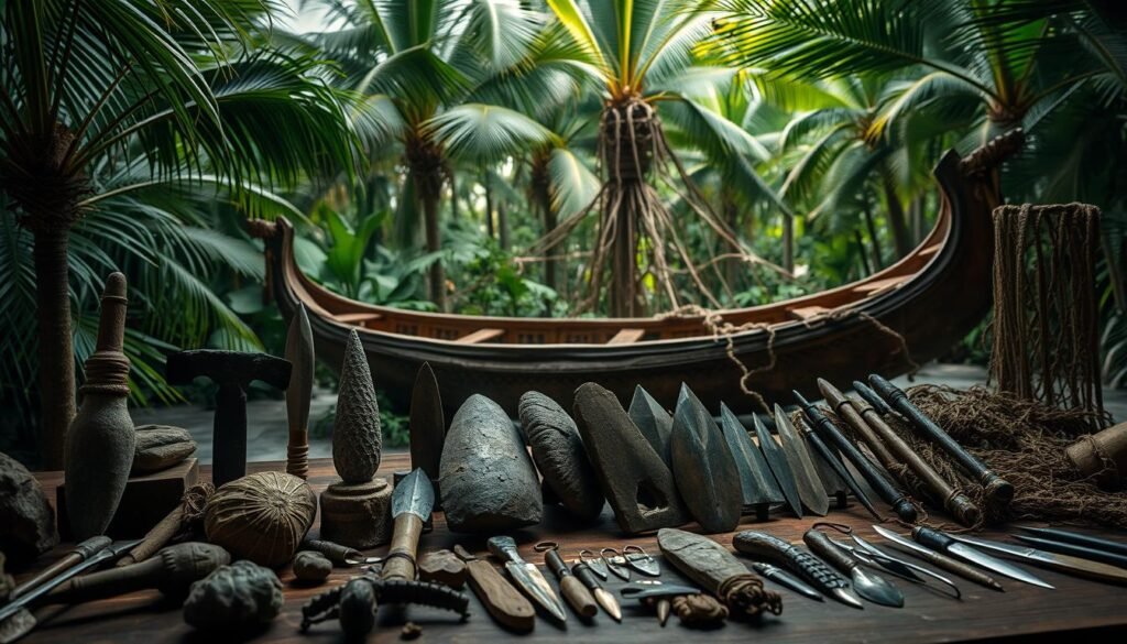 Tequesta Native American tools and weapons