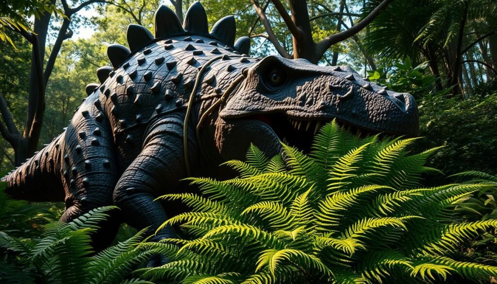 ankylosaurus eating ferns herbivore facts kids