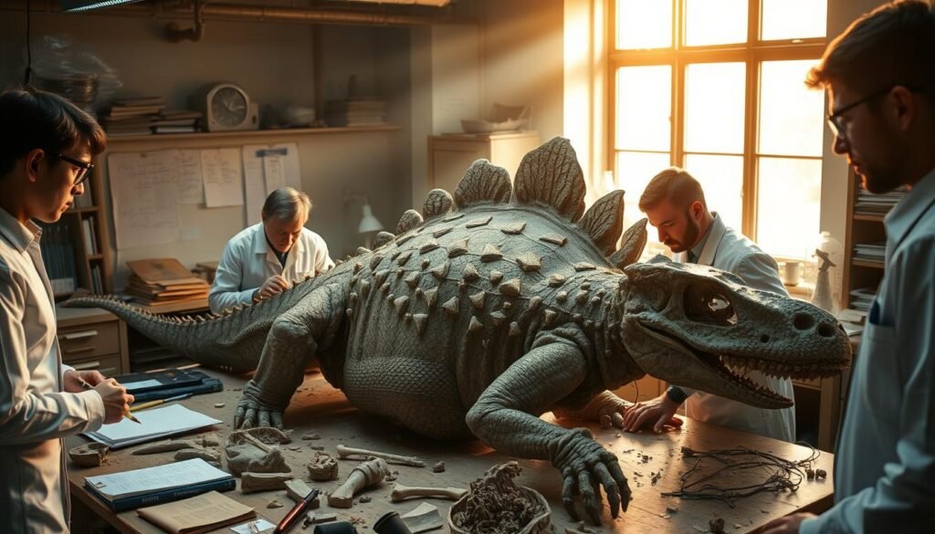 ankylosaurus fossil reconstruction methods