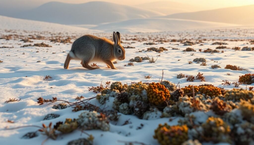arctic hare diet and foraging