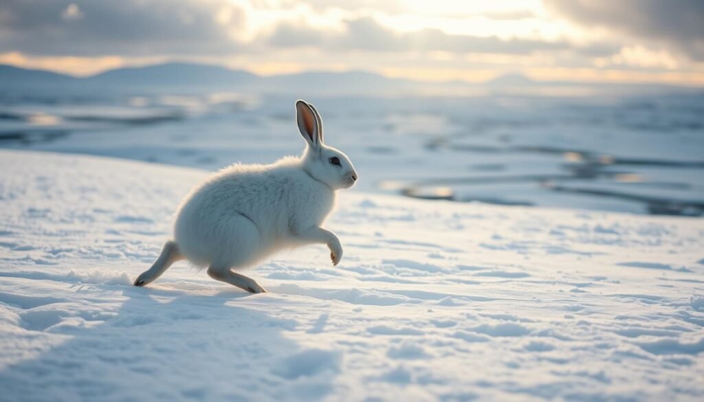 arctic hare speed and agility