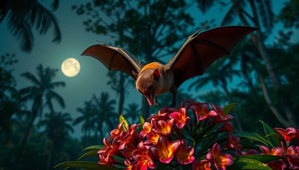 bat pollination process