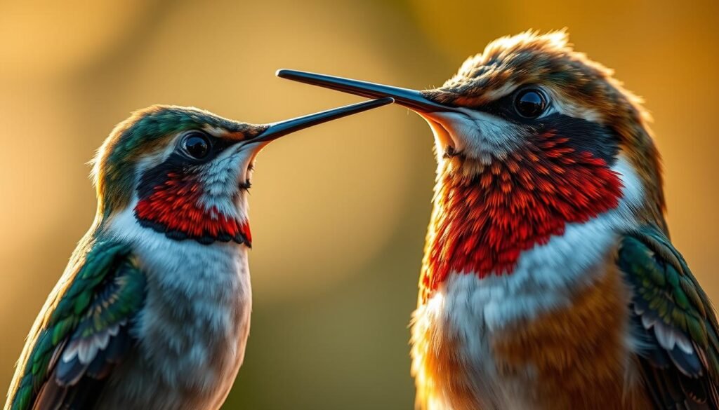 bee hummingbird size comparison