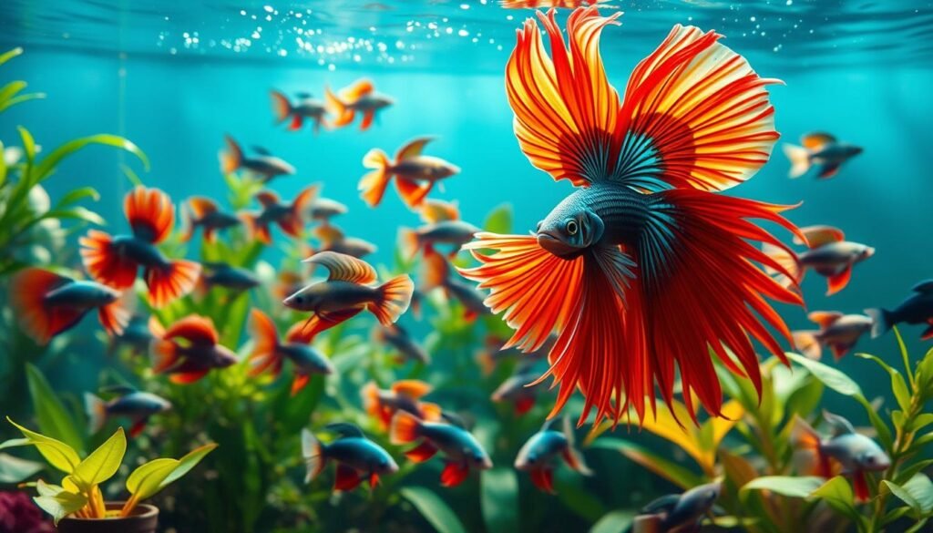 betta fish fin variations