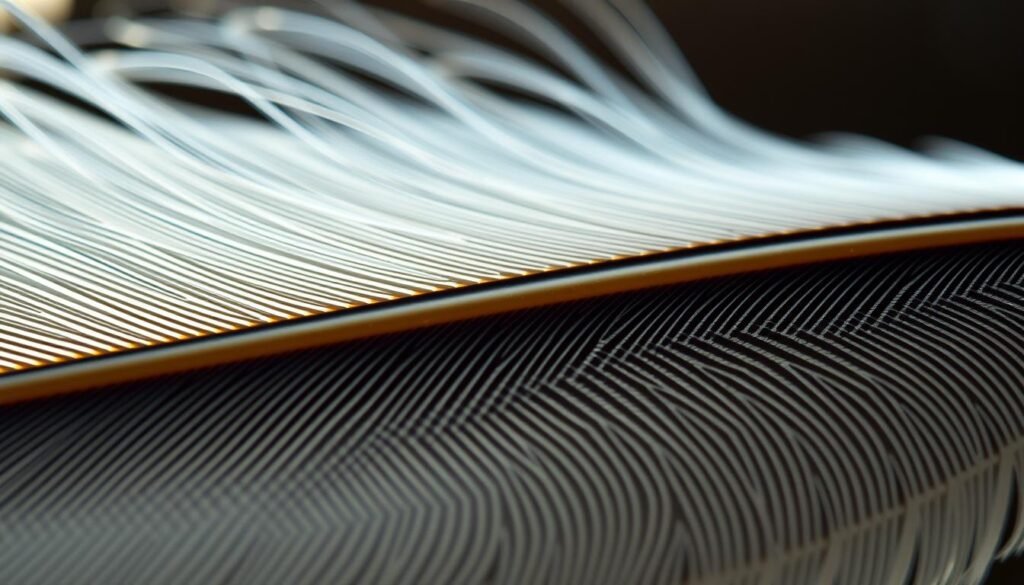 bird feather anatomy