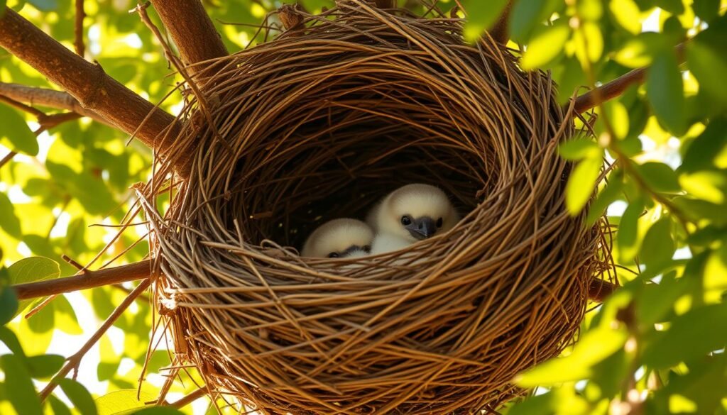 bird nest construction