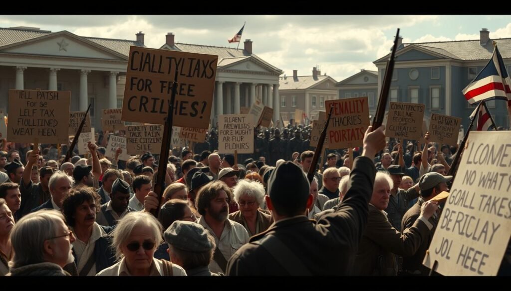 colonial protests against British laws