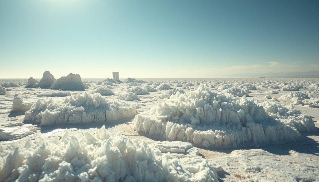 dead sea salt formations