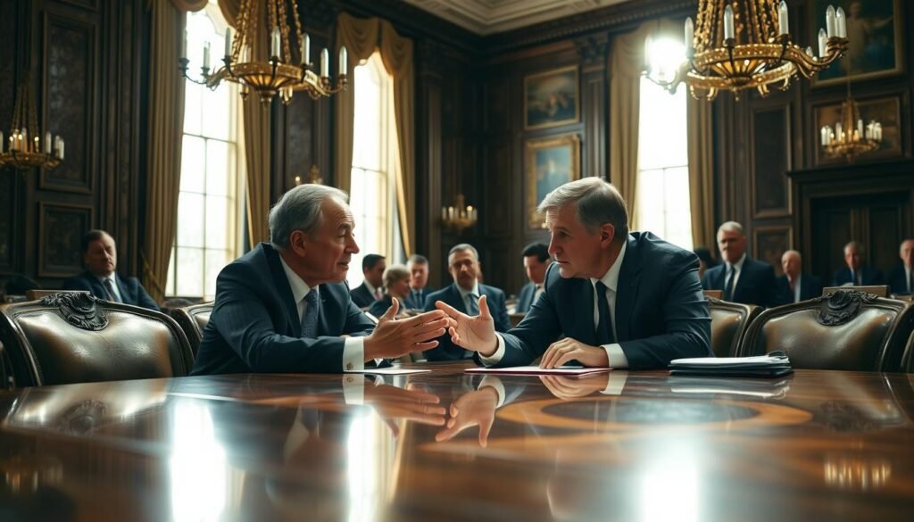 diplomatic negotiations