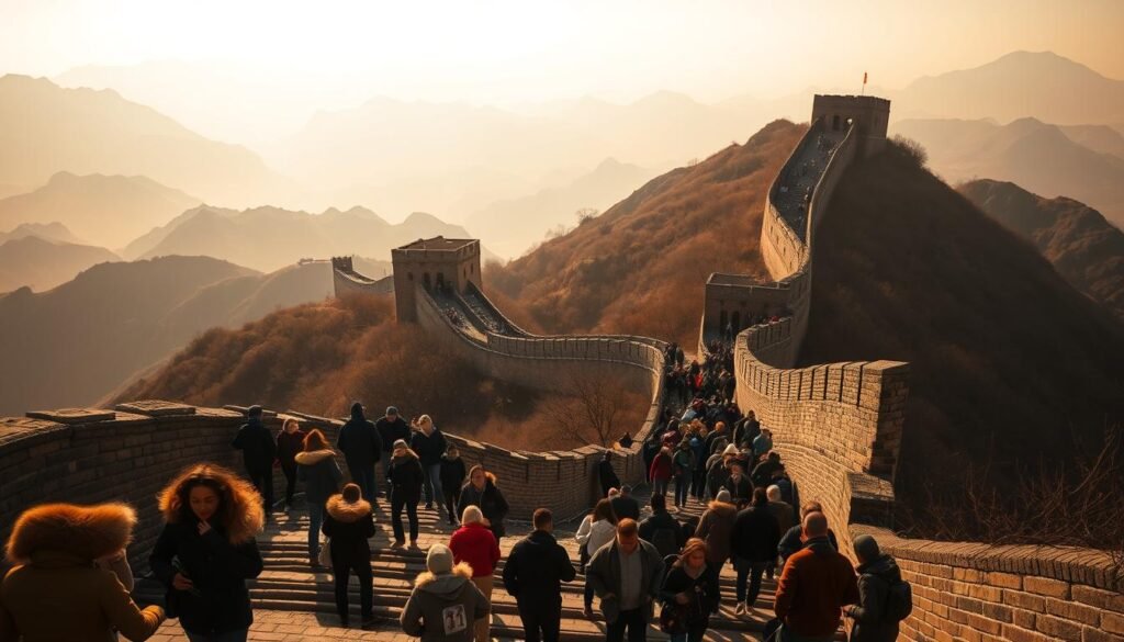 great wall visitor statistics