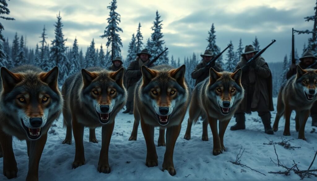 historical human-wolf conflict