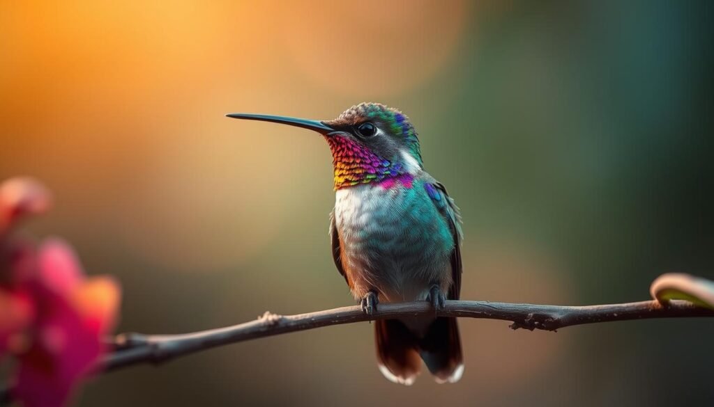 hummingbird iridescent feathers